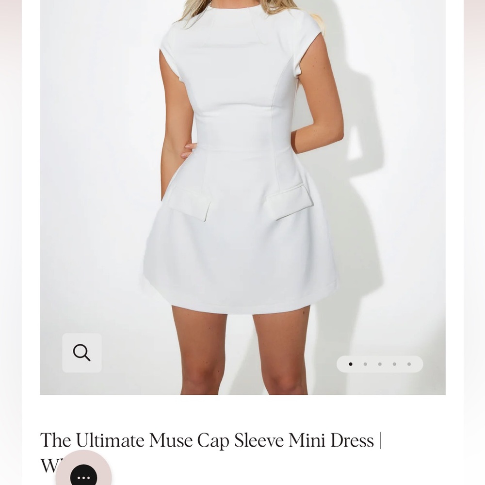 ODD MUSE LONDON WHITE DRESS